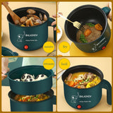 Multifunction Non-stick Pan Electric Cooking Pot Household 1-2 People Hot Pot Single/Double Layer Electric Rice Cooker  Machine