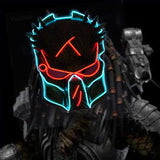 2022Hot Sales Fashion LED Mask Luminous Glowing Halloween Party Mask Neon EL Mask Halloween Cosplay Mask Mascara Horror Maska