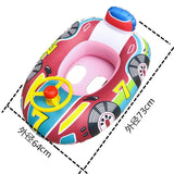 Inflatable Float Seat Baby Swimming Circle Car Shape Toddler Swimming Ring Kid Child Swim Ring Accessories Water Fun Pool Toys