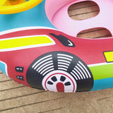 Inflatable Float Seat Baby Swimming Circle Car Shape Toddler Swimming Ring Kid Child Swim Ring Accessories Water Fun Pool Toys