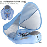 Mambobaby Baby Float Waist Swimming Rings Toddler Non-Inflatable Buoy Swim Trainer Lying Swim Ring Pool Floats Accessories Toys