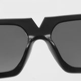 LeonLion Square Retro Sunglasses Women Luxury Brand Glasses Women/Men Oversized Sunglasses Women Mirror Oculos De Sol Feminino