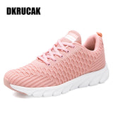 Mesh Women Sneakers Breathable Women Flat Shoes Lightweight Casual Shoes Ladies Lace-up Deportivas Mujer Chaussures Femme