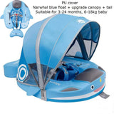 Mambobaby Baby Float Waist Swimming Rings Toddler Non-Inflatable Buoy Swim Trainer Lying Swim Ring Pool Floats Accessories Toys