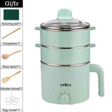 220V Mini Multifunction Electric Cooking Machine Household Single/Double Layer Hot Pot Multi Electric Rice Cooker Non-stick Pan