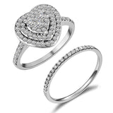 Wedding Engagement Ring Luxury Crystal Ring for Women AAA White Cubic Zirconia Ring 2021 Trend Female Lovddee Jewelry