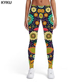 Elastic Vintage Women Leggings