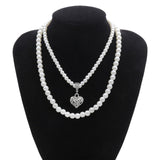 Multi layer White Imitation Pearl