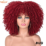 Short Hair Afro Kinky Curly Wigs