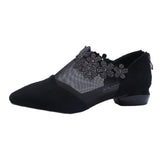 Thick Heel Peep Toe Women's Shoes