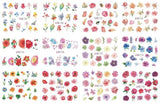 Geometric Letter nail sticker