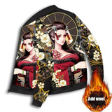 Men's Spring Autumn New Trend Hip-hop Harajuku Style Printed Zipper Long-sleeved Flight Suit Men's Jacket Baseball Uniform
