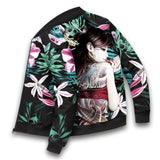Men's Spring Autumn New Trend Hip-hop Harajuku Style Printed Zipper Long-sleeved Flight Suit Men's Jacket Baseball Uniform