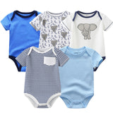5-pack infant Jumpsuit