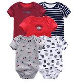 5-pack infant Jumpsuit