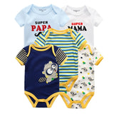 5-pack infant Jumpsuit