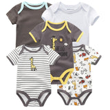 5-pack infant Jumpsuit