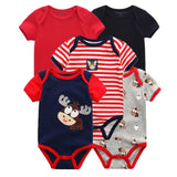 5-pack infant Jumpsuit