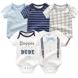 5-pack infant Jumpsuit