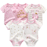 5-pack infant Jumpsuit