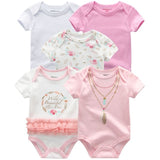 5-pack infant Jumpsuit
