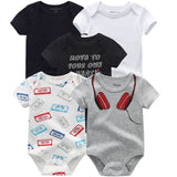 5-pack infant Jumpsuit