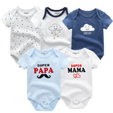 5-pack infant Jumpsuit
