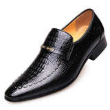 Men's  Alligator Pattern Classic Shoes