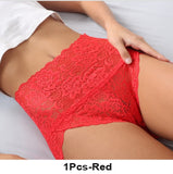 Black White Lace Floral Flower Underwear  For Women