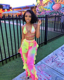 Tie Dye Print Set with Panties