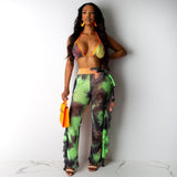 Tie Dye Print Set with Panties