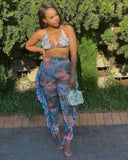Tie Dye Print Set with Panties
