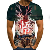 Goku Anime Shirt Clothes Summer T-Shirt