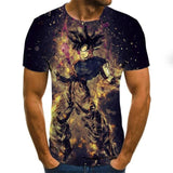 Goku Anime Shirt Clothes Summer T-Shirt