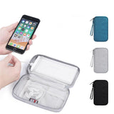 Portable 20000mAh Power Bank Bag Electronics Travel Pouch USB Gadgets Cables Wires Organizer Hard Disk Protection Storage Bag