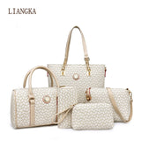 5-piece Set Luxury Brand Women Hand Bag PU Leather Purse Bags Shoulder Messenger Ladies Handbag Bolsa Feminina