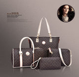 5-piece Set Luxury Brand Women Hand Bag PU Leather Purse Bags Shoulder Messenger Ladies Handbag Bolsa Feminina