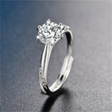 New  Classic Wedding Rings for Women Fashion Two Tone X Shape Cross Dazzling CZ Ring Female Engagement Jewelry