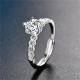 New  Classic Wedding Rings for Women Fashion Two Tone X Shape Cross Dazzling CZ Ring Female Engagement Jewelry