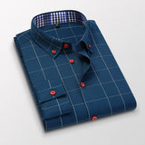 Hot! Men summer casual cotton long-sleeved shirts/Male slim fit spring lapel Business dress shirt Tops Brand clothing 5XL