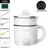 220V Mini Multifunction Electric Cooking Machine Household Single/Double Layer Hot Pot Multi Electric Rice Cooker Non-stick Pan