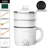 220V Mini Multifunction Electric Cooking Machine Household Single/Double Layer Hot Pot Multi Electric Rice Cooker Non-stick Pan