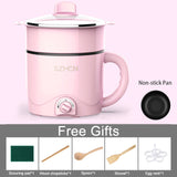 220V Mini Multifunction Electric Cooking Machine Household Single/Double Layer Hot Pot Multi Electric Rice Cooker Non-stick Pan