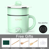 220V Mini Multifunction Electric Cooking Machine Household Single/Double Layer Hot Pot Multi Electric Rice Cooker Non-stick Pan