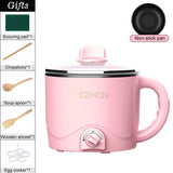 220V Mini Multifunction Electric Cooking Machine Household Single/Double Layer Hot Pot Multi Electric Rice Cooker Non-stick Pan