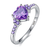 With Certificate Original 18K White Gold Color Ring Luxury 2.0ct Lab Diamond Wedding Bands Bride Women anillos de plata ley 925