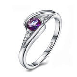 With Certificate Original 18K White Gold Color Ring Luxury 2.0ct Lab Diamond Wedding Bands Bride Women anillos de plata ley 925