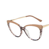 1PC 9 Colors TR90 Anti Blue Light Blocking Cat Eye Glasses Frame Women Luxury Designer Retro Eyeglasses for Ladies Optical Frame