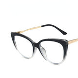 1PC 9 Colors TR90 Anti Blue Light Blocking Cat Eye Glasses Frame Women Luxury Designer Retro Eyeglasses for Ladies Optical Frame