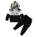 Baby Girl Boy Twins Clothes Toddler Girl Outfits Mama&#39;s Boy Girl Camouflage Print Hooded Top + Pants Infant Kids Clothing Bulk